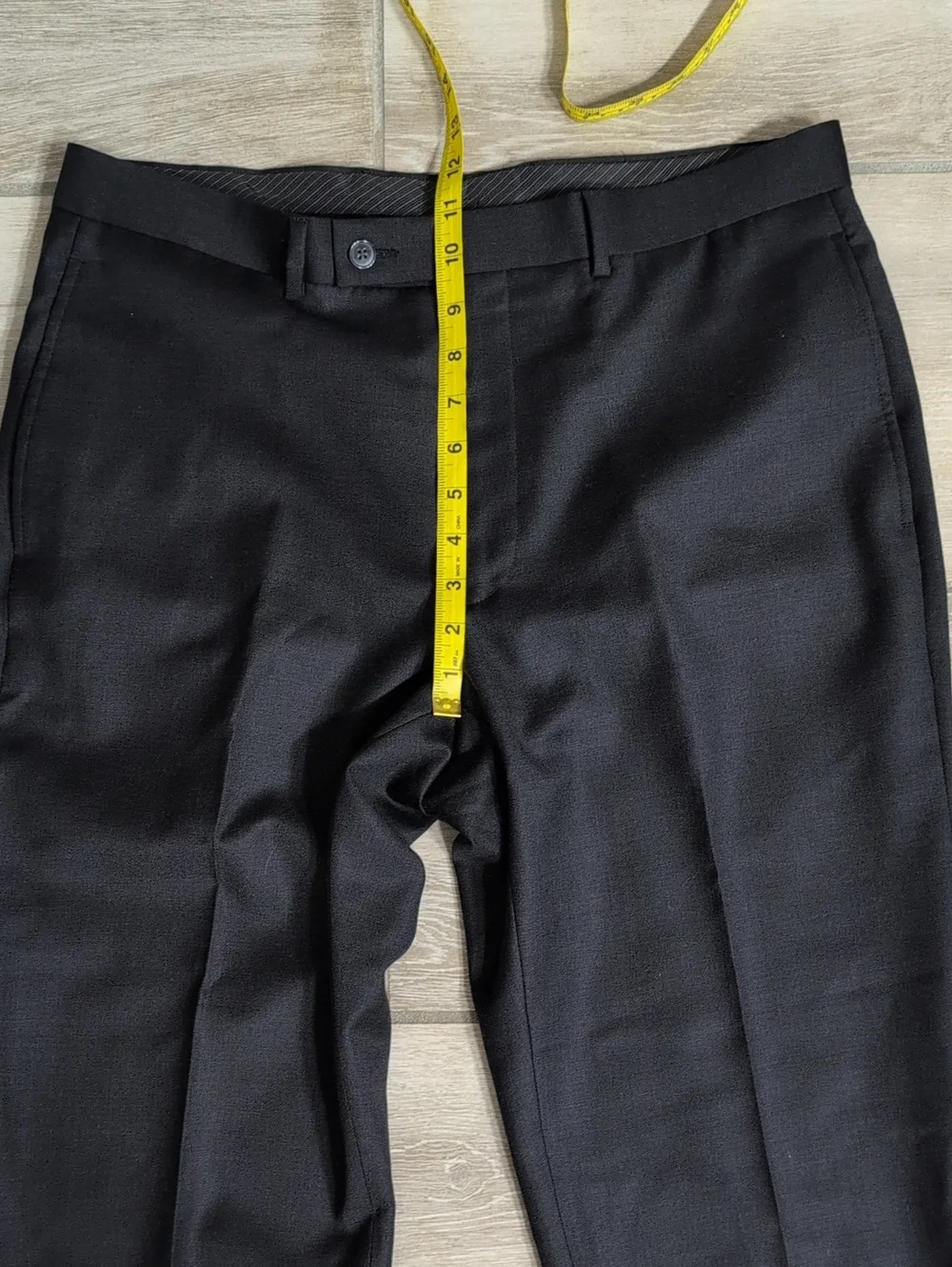 35x31 Men's Wearhouse ToBlack Tailored Suit Pants | Black Dress Pants